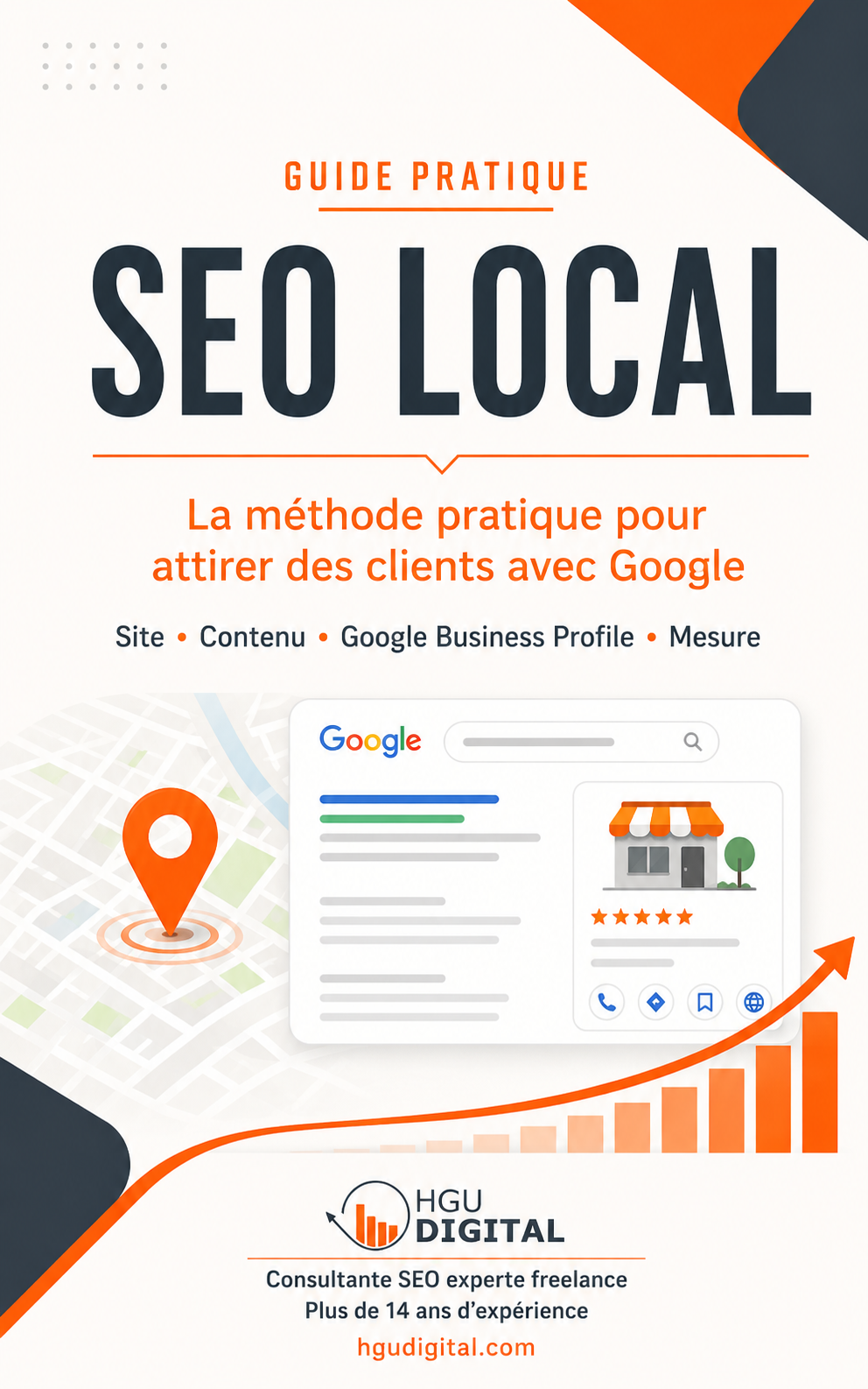 Couverture du guide pratique SEO Local HGU Digital